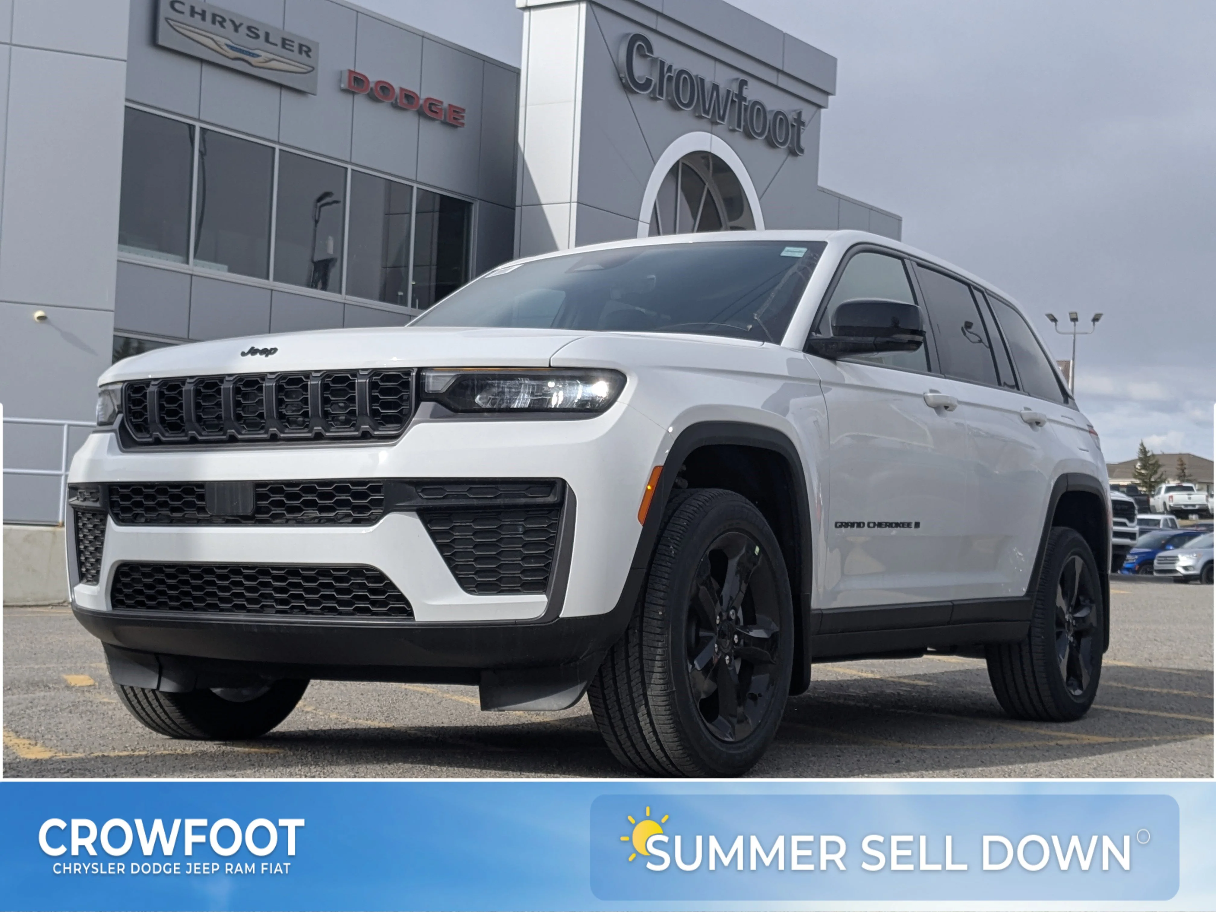 New 2026 White Jeep Altitude - - Altitude Pkg  - Power Sunroof  - 20 Black Wheels  - Remote Start  & More image 1
