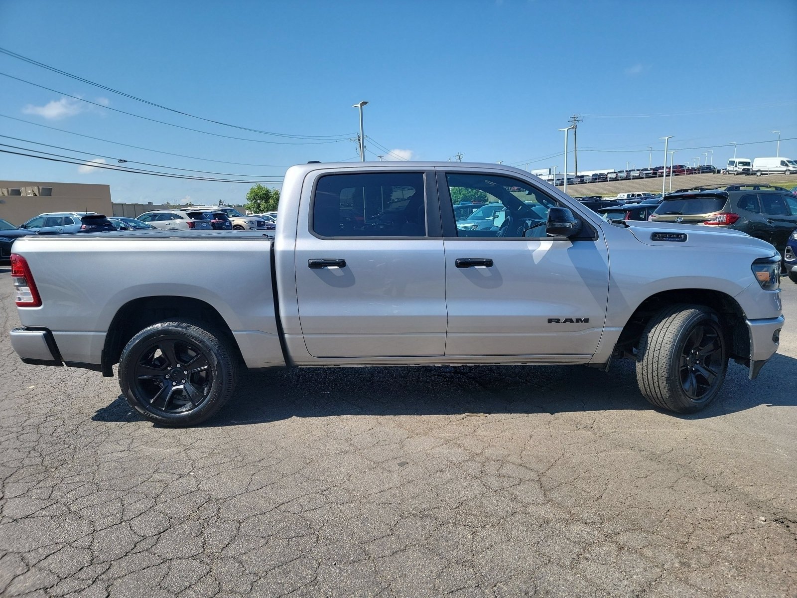 Used 2023 Billet Silver Metallic Clearcoat Ram Big Horn image 9