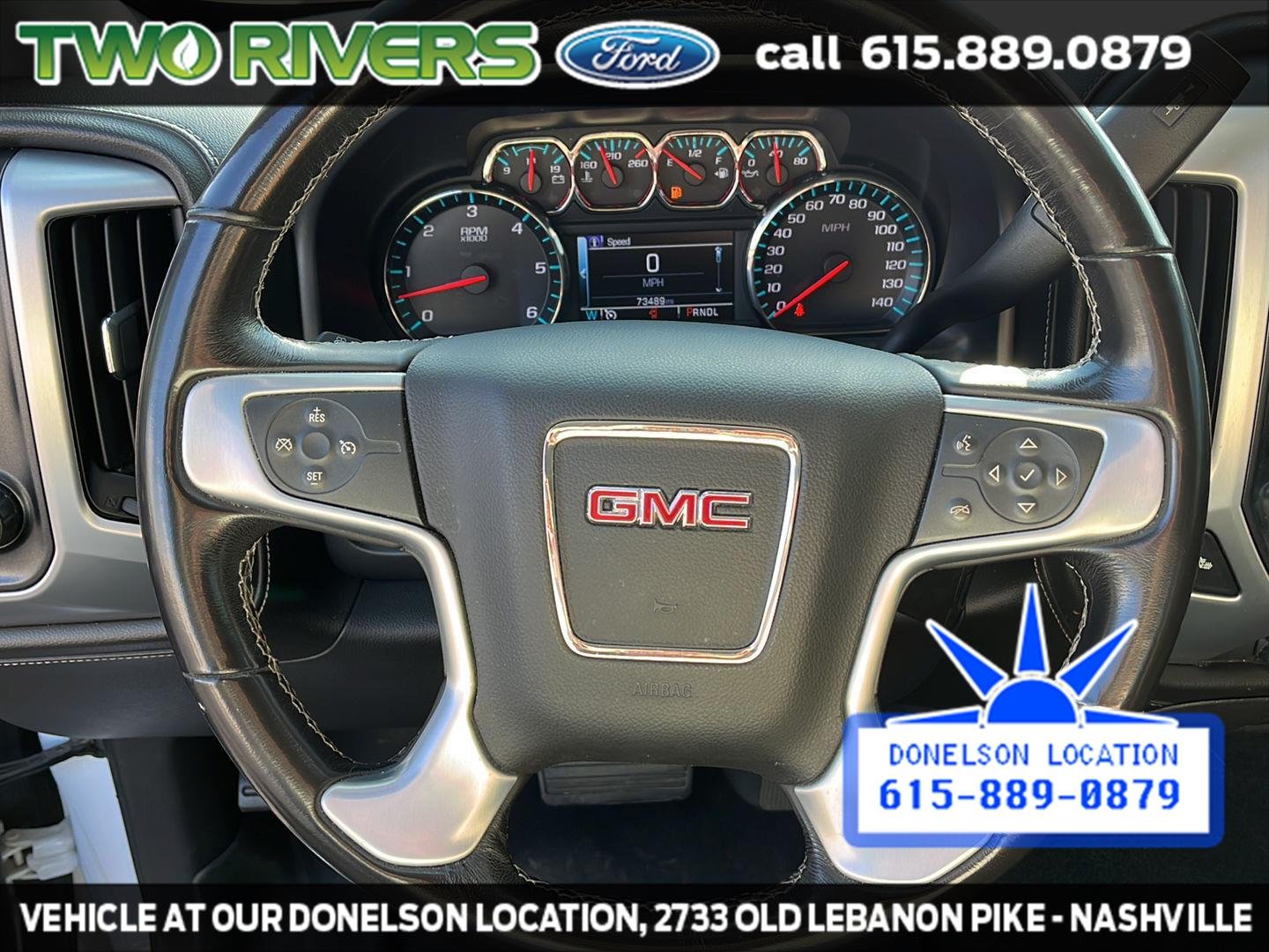 Used 2018 White Frost Tri-Coat GMC SLE image 24
