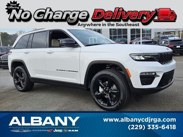 New 2025 Bright White Clear-Coat Exterior Paint Jeep Limited image 1