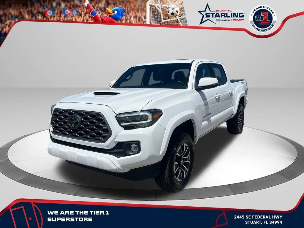 Used 2021 White Toyota TRD Sport image 1