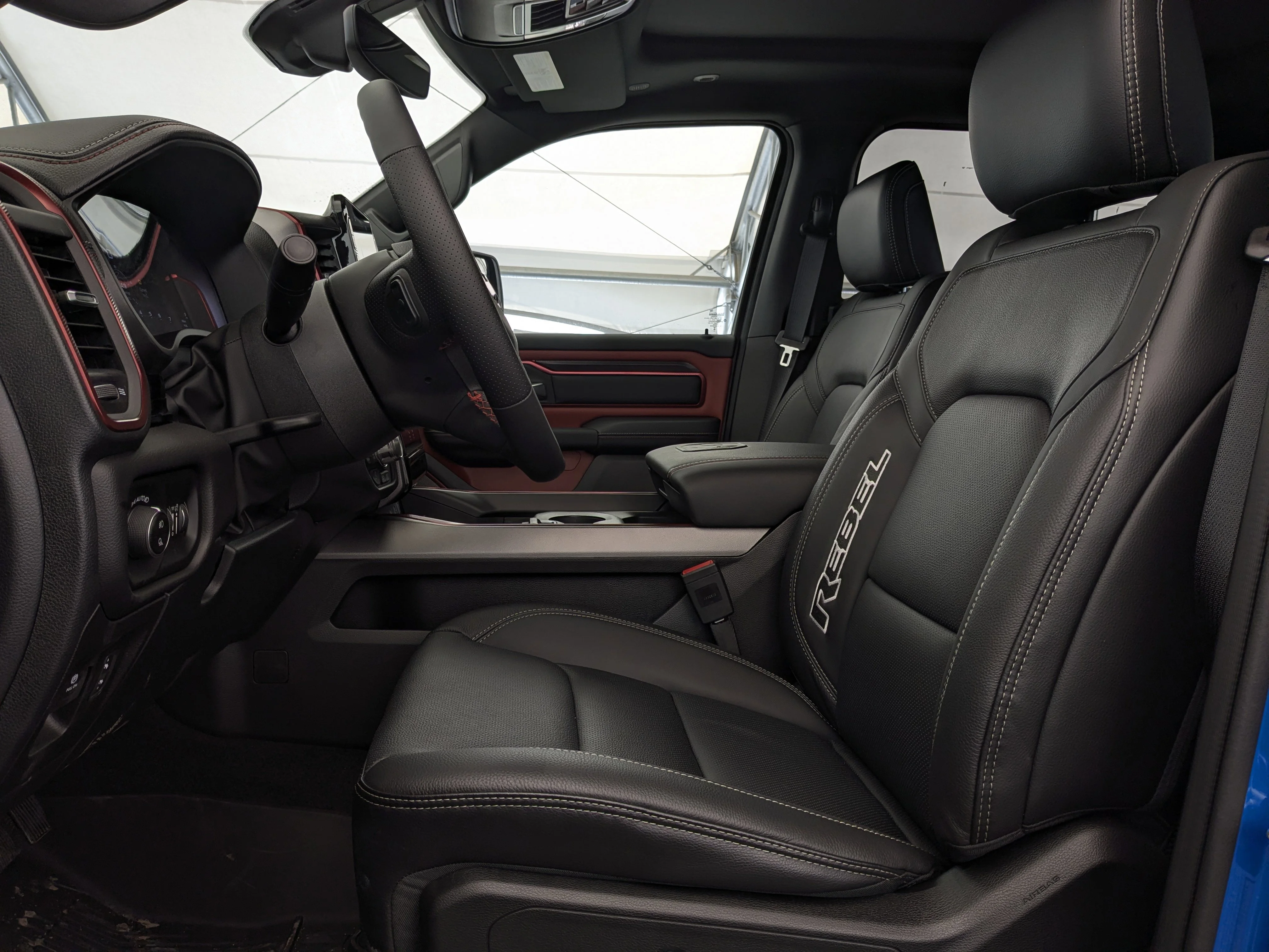 New 2026 Blue RAM Rebel - - Rebel Level 2 Equip Grp - Dual?Pane Panoramic Sunroof - Luxury Leather?Faced Seats - 3.0L image 16