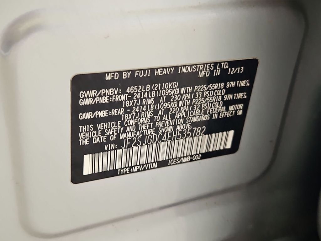 Used 2014 Ice Silver Metallic Subaru 2.0XT Premium image 32