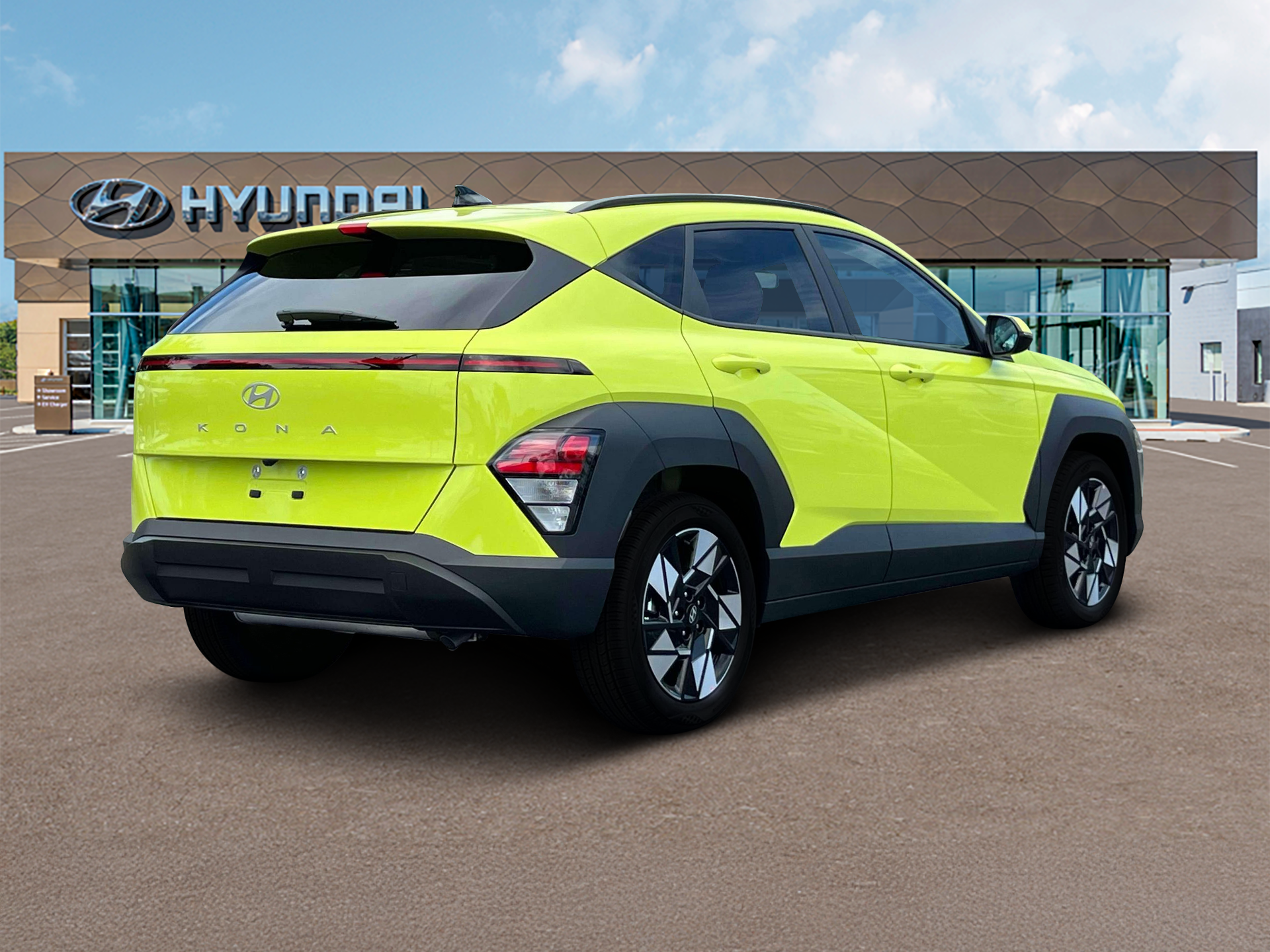 New 2024 Yellow Hyundai SEL FWD image 7
