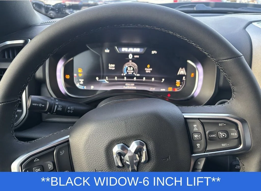 New 2026 Diamond Black Crystal Pearl-Coat Exterior Paint RAM Big Horn/Lone Star image 9