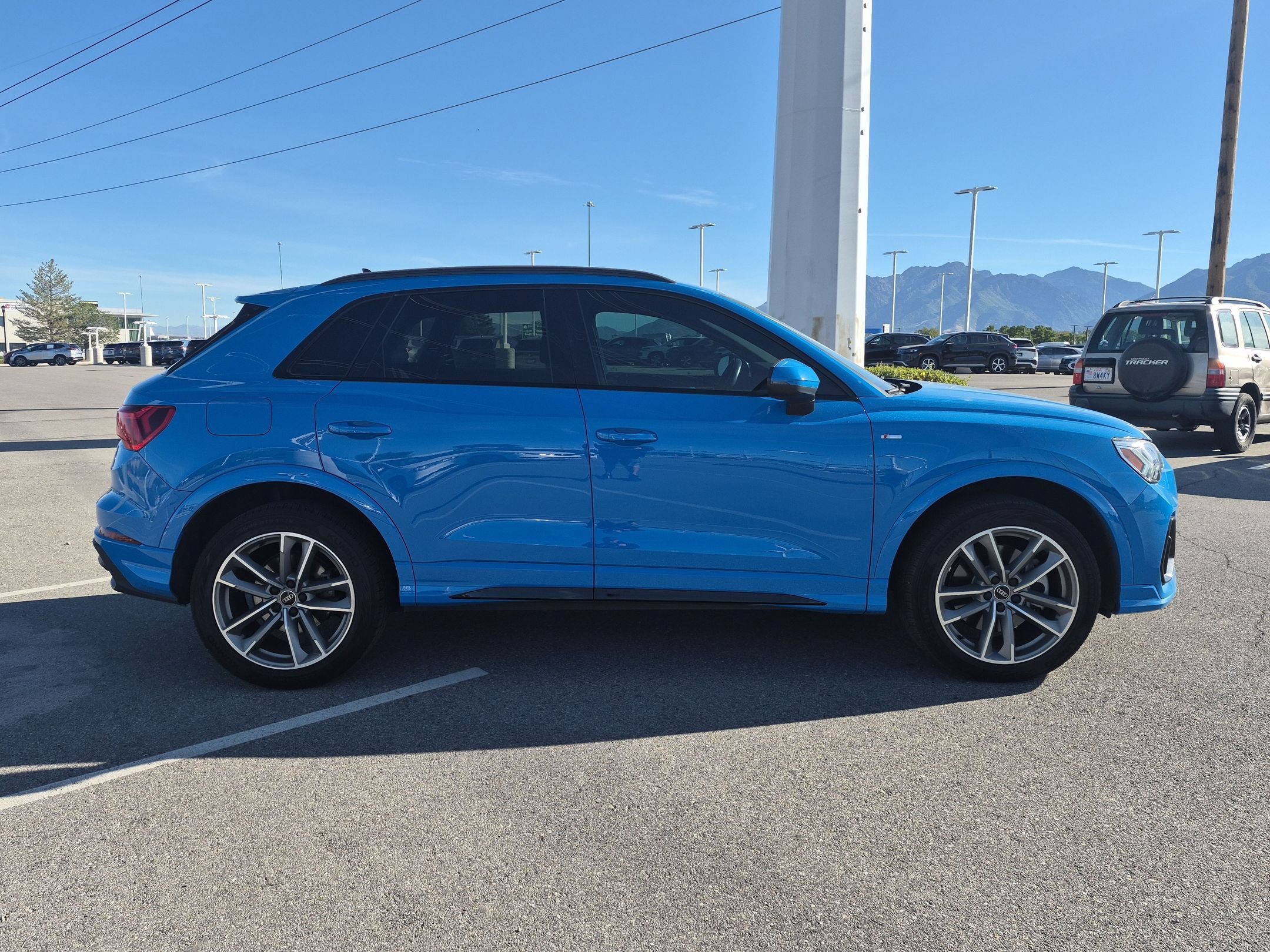 Used 2022 Blue Audi S line Premium Plus image 2