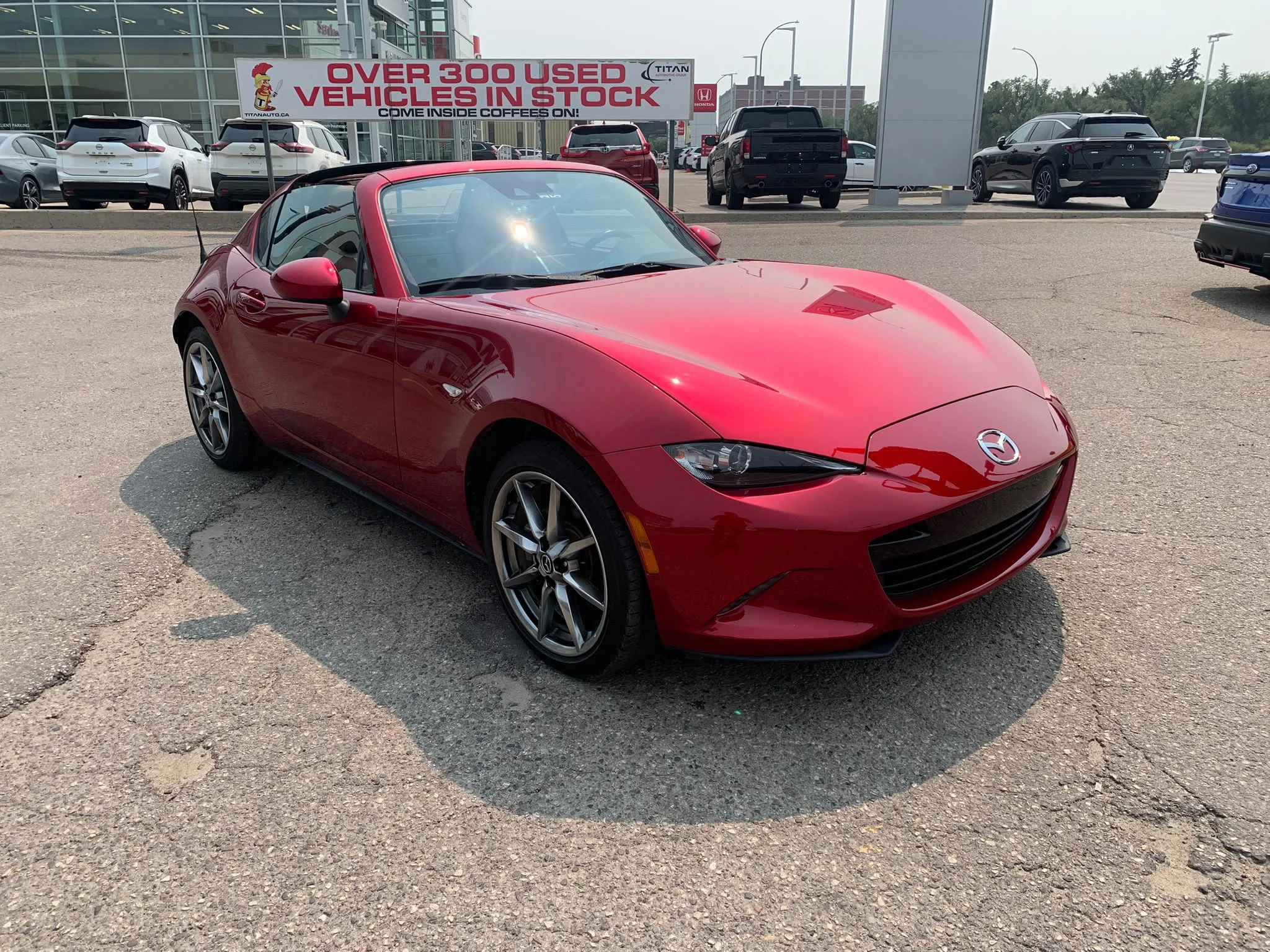 Certified Used 2022 Soul Red Crystal Metallic Mazda RF GT*Soul Red Crystal | Terracotta Htd Leather | Nav | BOSE | Power Hardtop | Blind Spot Detection image 5