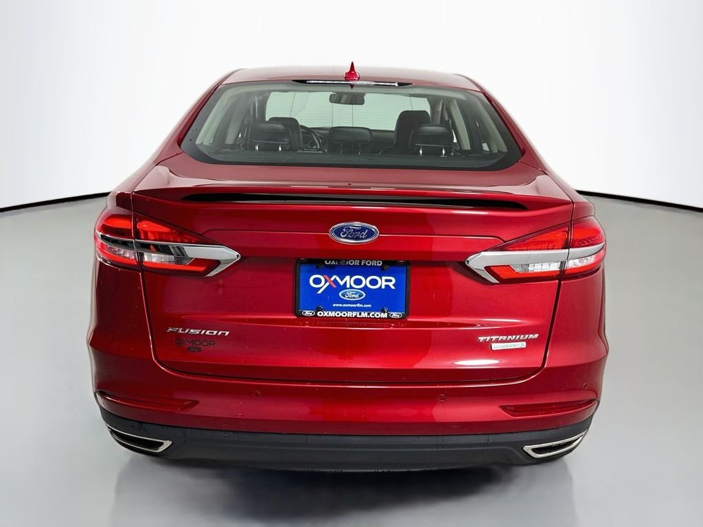 Used 2020 Rapid Red Metallic Tinted Clearcoat Ford Titanium image 6