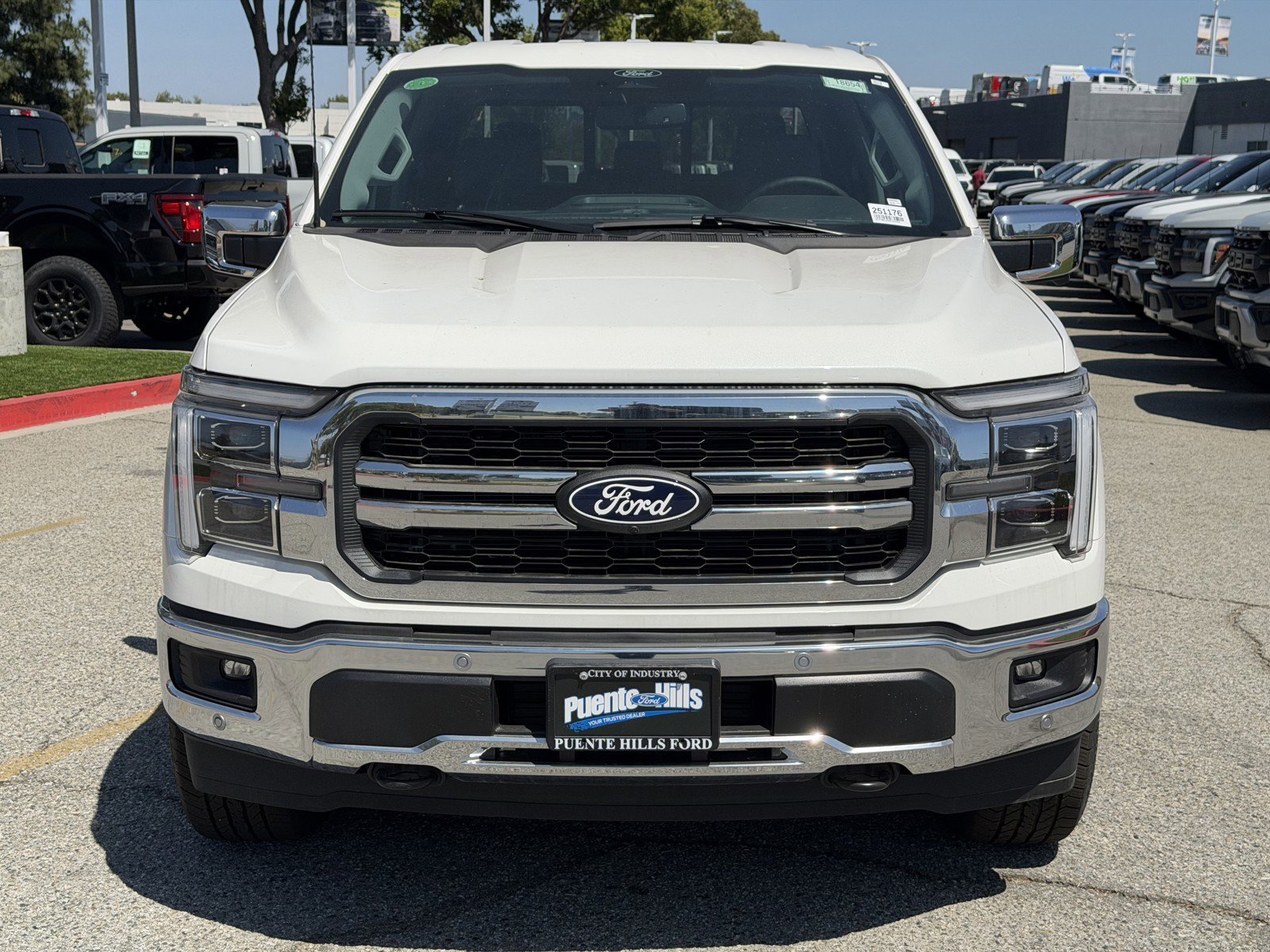 New 2025 Star White Metallic Tri-Coat Ford Lariat® image 2