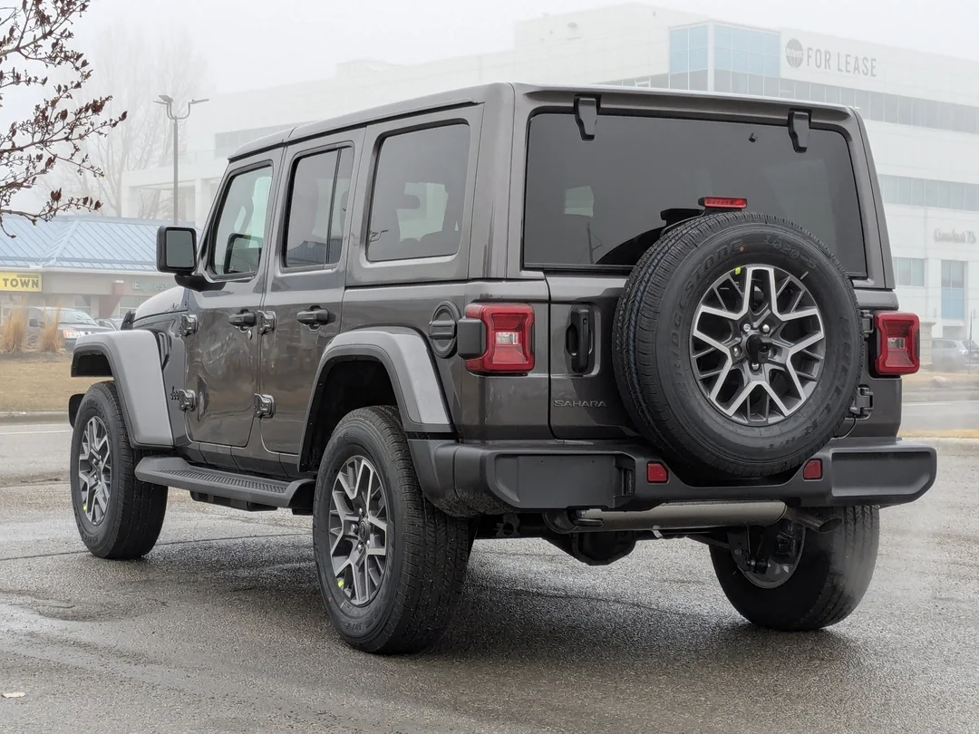 New 2026 Grey Jeep Sahara - - 4x4 - McKinley Leather - Body-Color Top - Power Seats - Remote Start & More! image 6