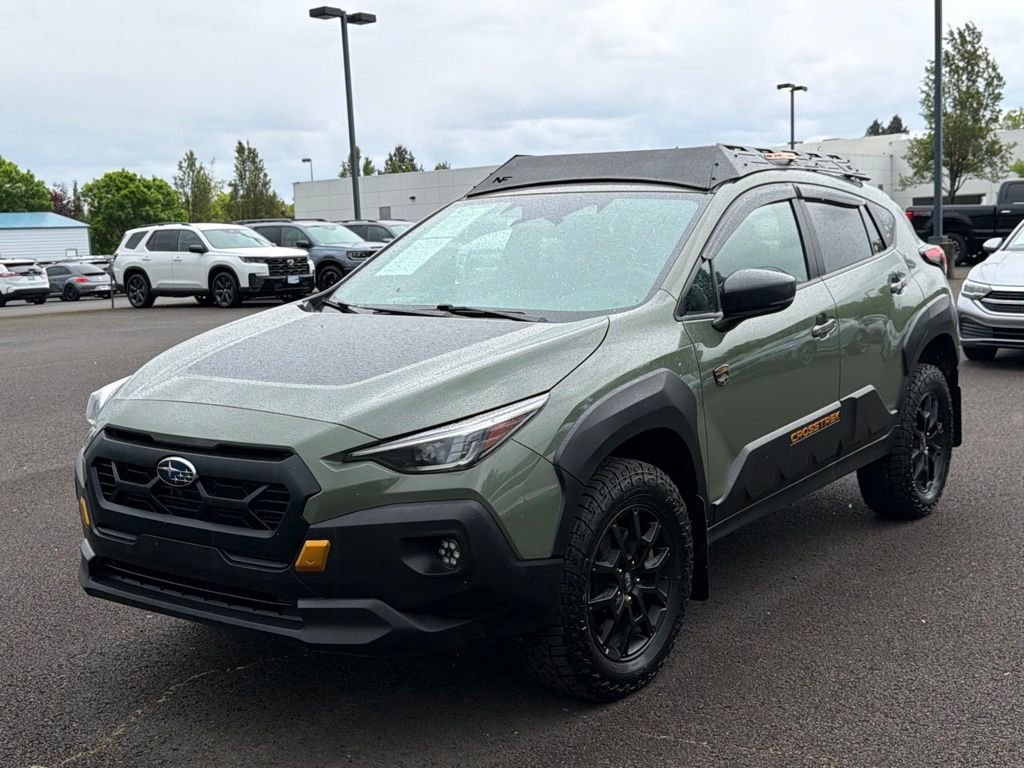 Used 2024 Alpine Green Subaru Wilderness image 4