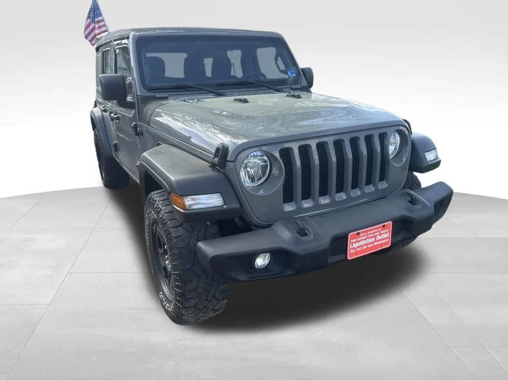 Used 2019 Gray Jeep Unlimited Sport image 7