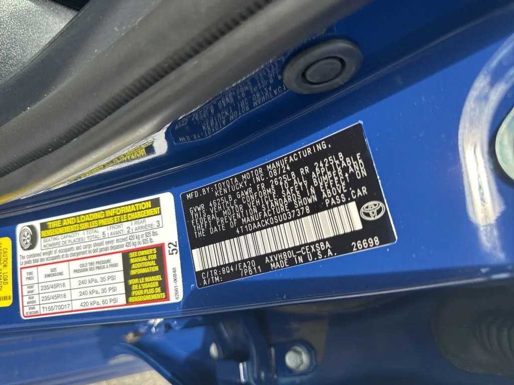 Used 2025 Blue Toyota SE image 36