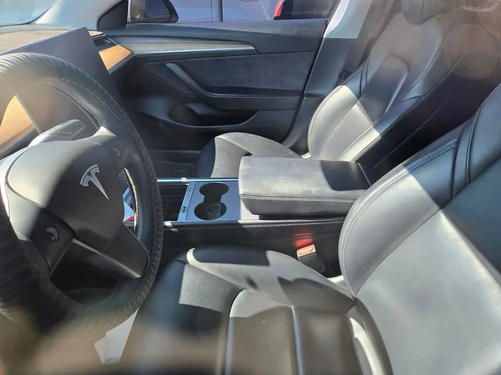 Used 2021 Gray Tesla Standard Range Plus image 4