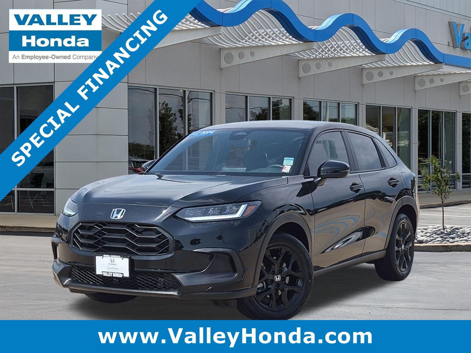 Certified Used 2024 Crystal Black Pearl Honda Sport AWD image 1