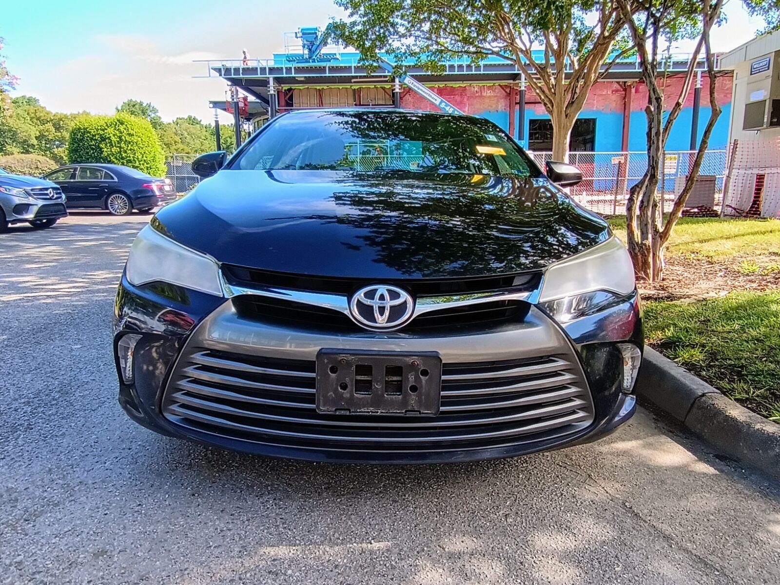 Used 2017 Midnight Black Metallic Toyota LE image 2