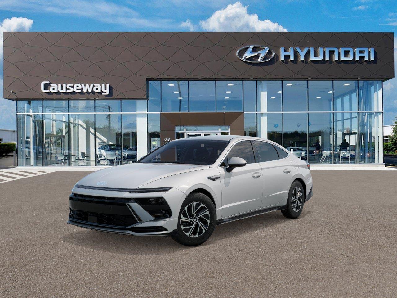 New 2026 Serenity White Hyundai Blue image 1