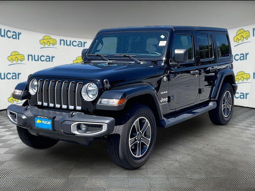 Used 2023 Black Clearcoat Jeep Sahara image 3