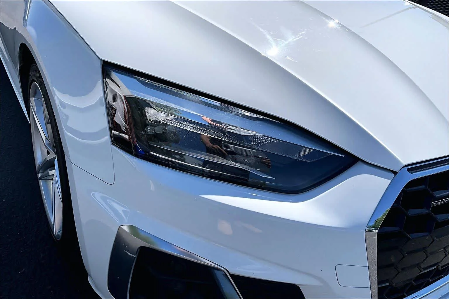 Used 2022 Glacier White Metallic Audi S line Premium image 26