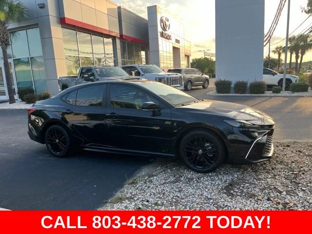 Used 2025 Black Toyota SE image 1