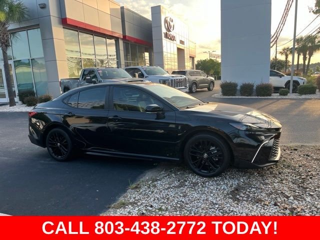 Used 2025 Black Toyota SE image 2