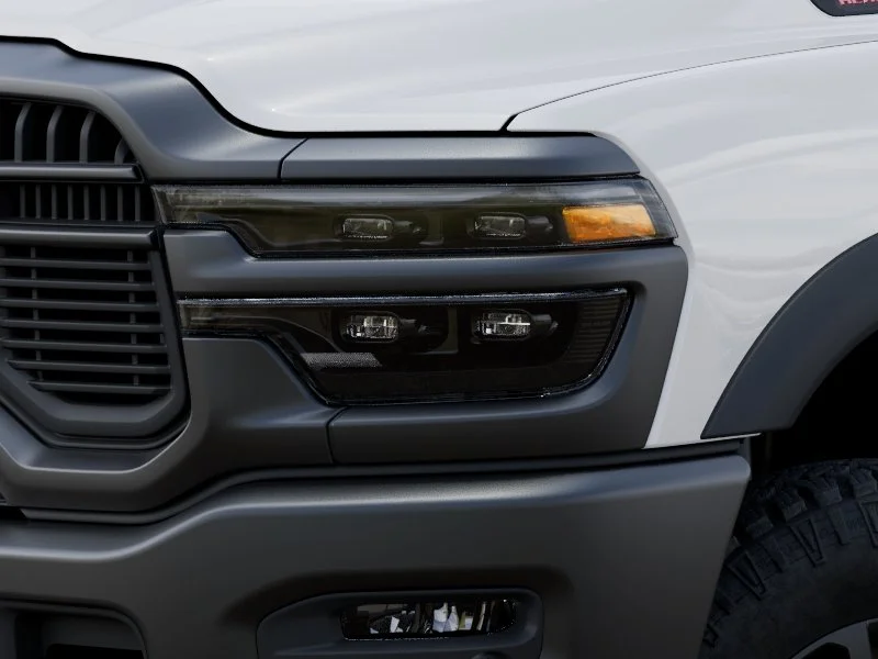 New 2026 Bright White Clear-Coat Exterior Paint RAM Power Wagon image 52
