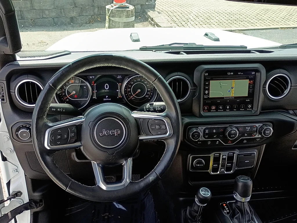 Used 2023 Bright White Clear Coat Jeep Sahara image 12