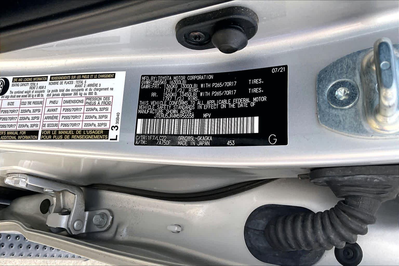 Used 2021 Classic Silver Metallic Toyota TRD Off Road Premium image 35