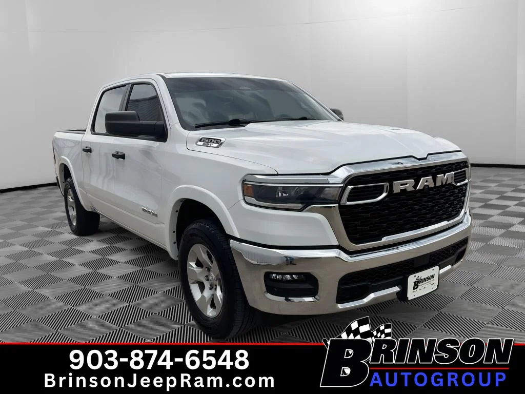 Used 2025 Bright White Clearcoat Ram Big Horn image 3