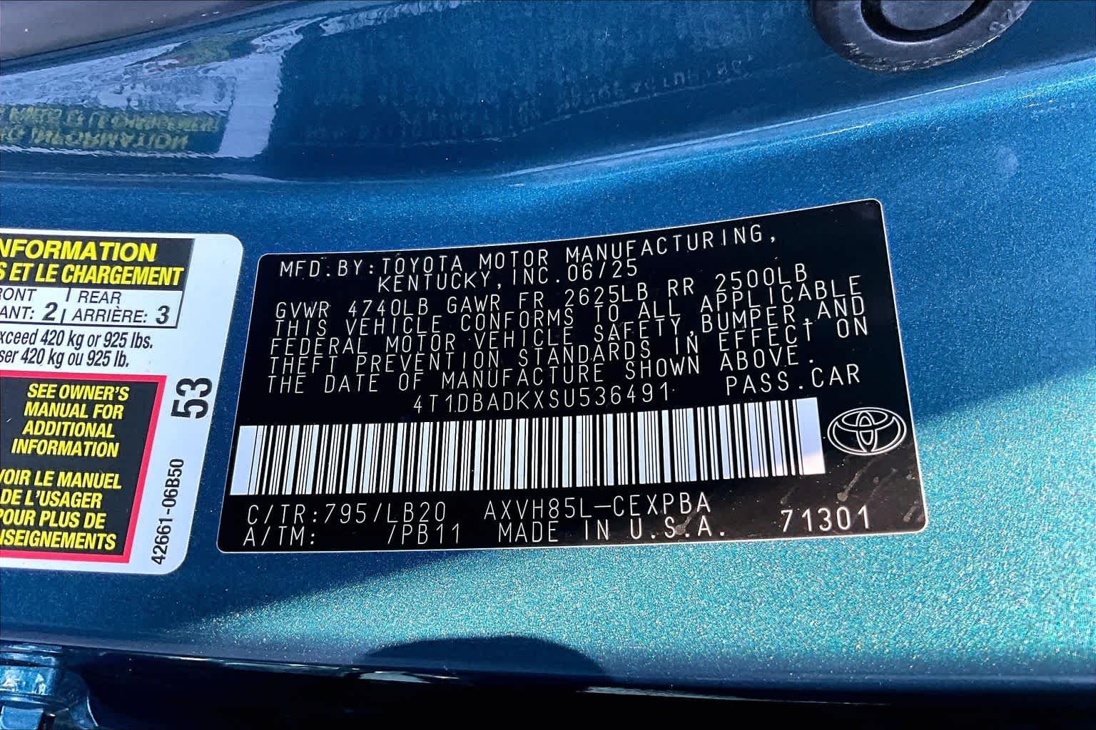 Used 2025 Ocean Gem Toyota XSE image 34