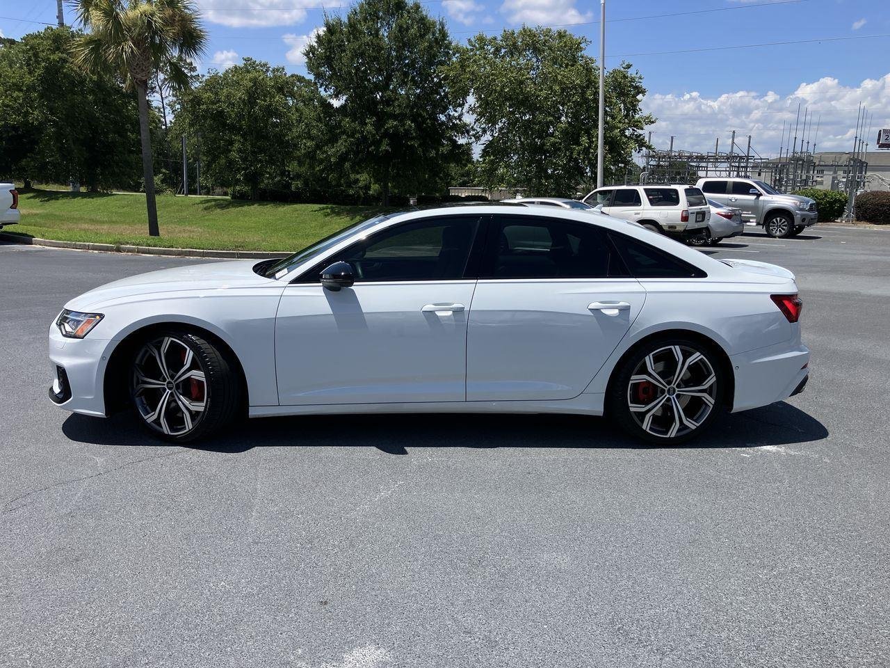 Used 2025 White (Glacier White Metallic) Audi Premium Plus image 2