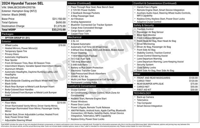 2024 Hyundai Tucson SEL - Photo 9
