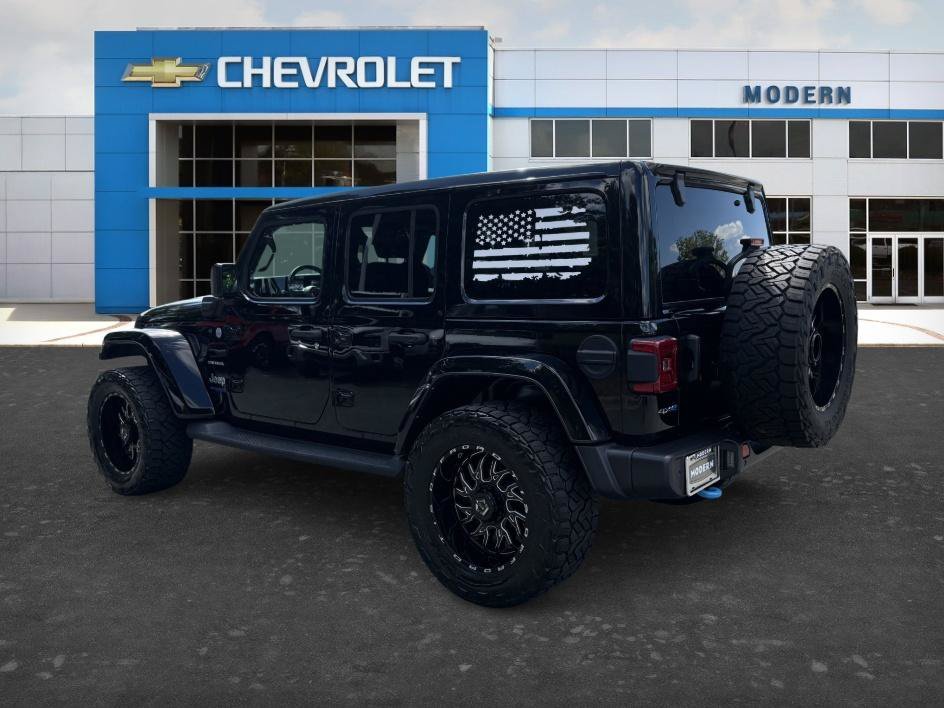 Used 2022 Black Clearcoat Jeep Unlimited Sahara image 3