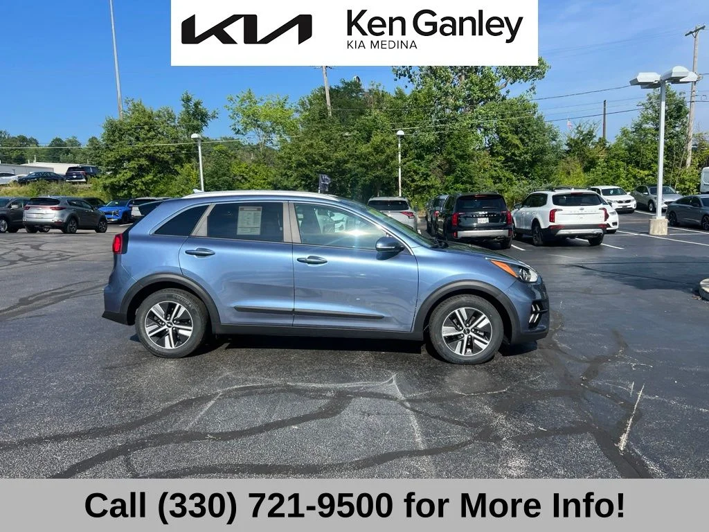 Certified Used 2022 Blue Kia EX Premium image 8