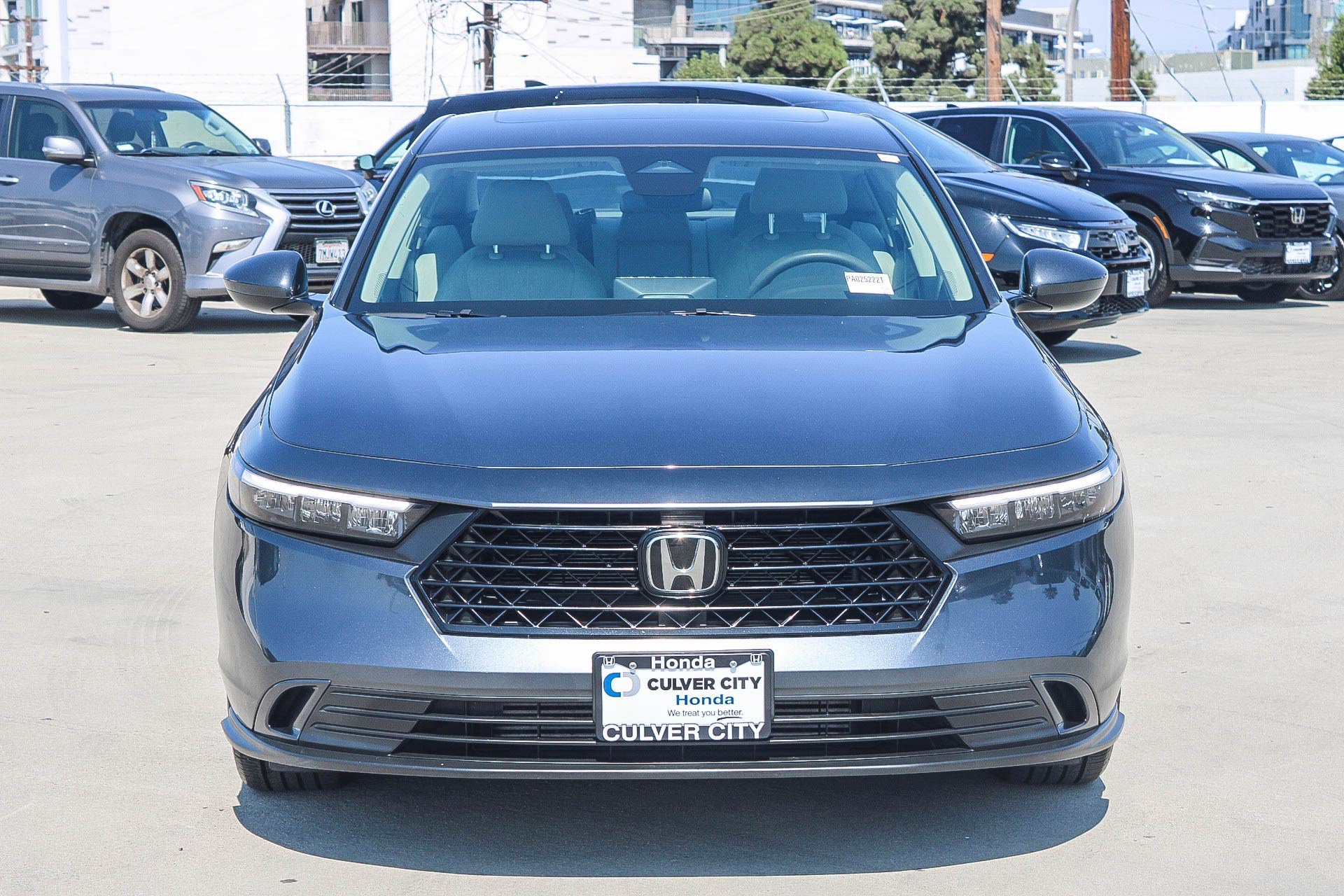 Used 2023 Meteorite Gray Metallic Honda EX image 2