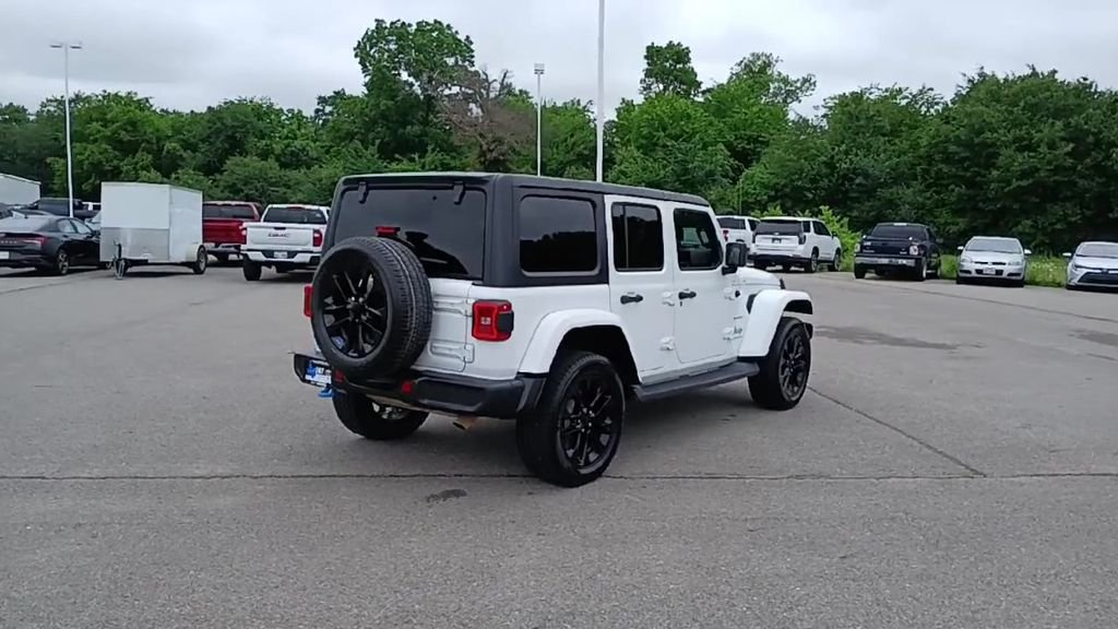 Used 2023 White Jeep Sahara 4xe image 8