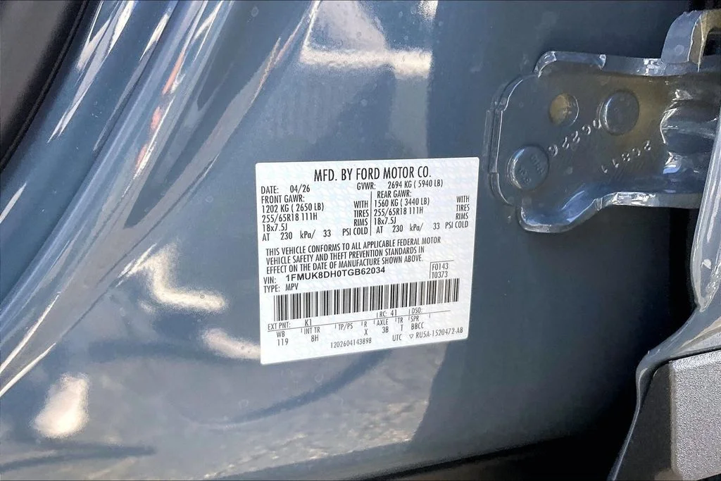 New 2026 Vapor Blue Metallic Ford Active image 34