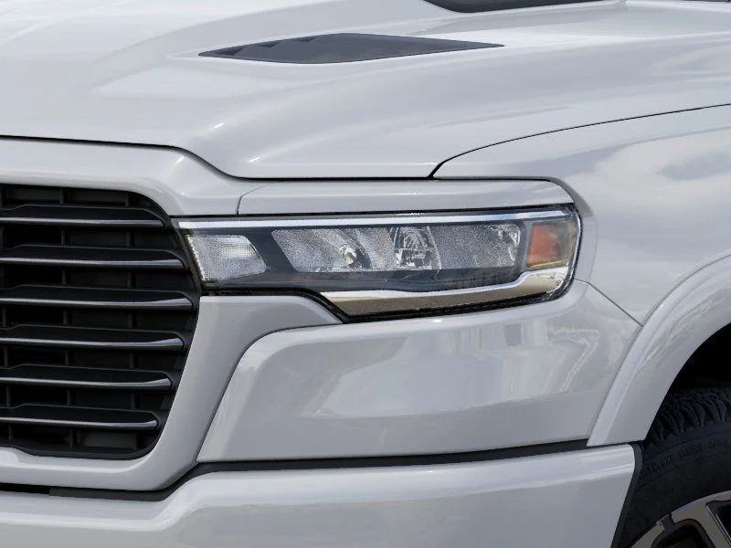 New 2026 Bright White Clear-Coat Exterior Paint RAM Laramie image 11