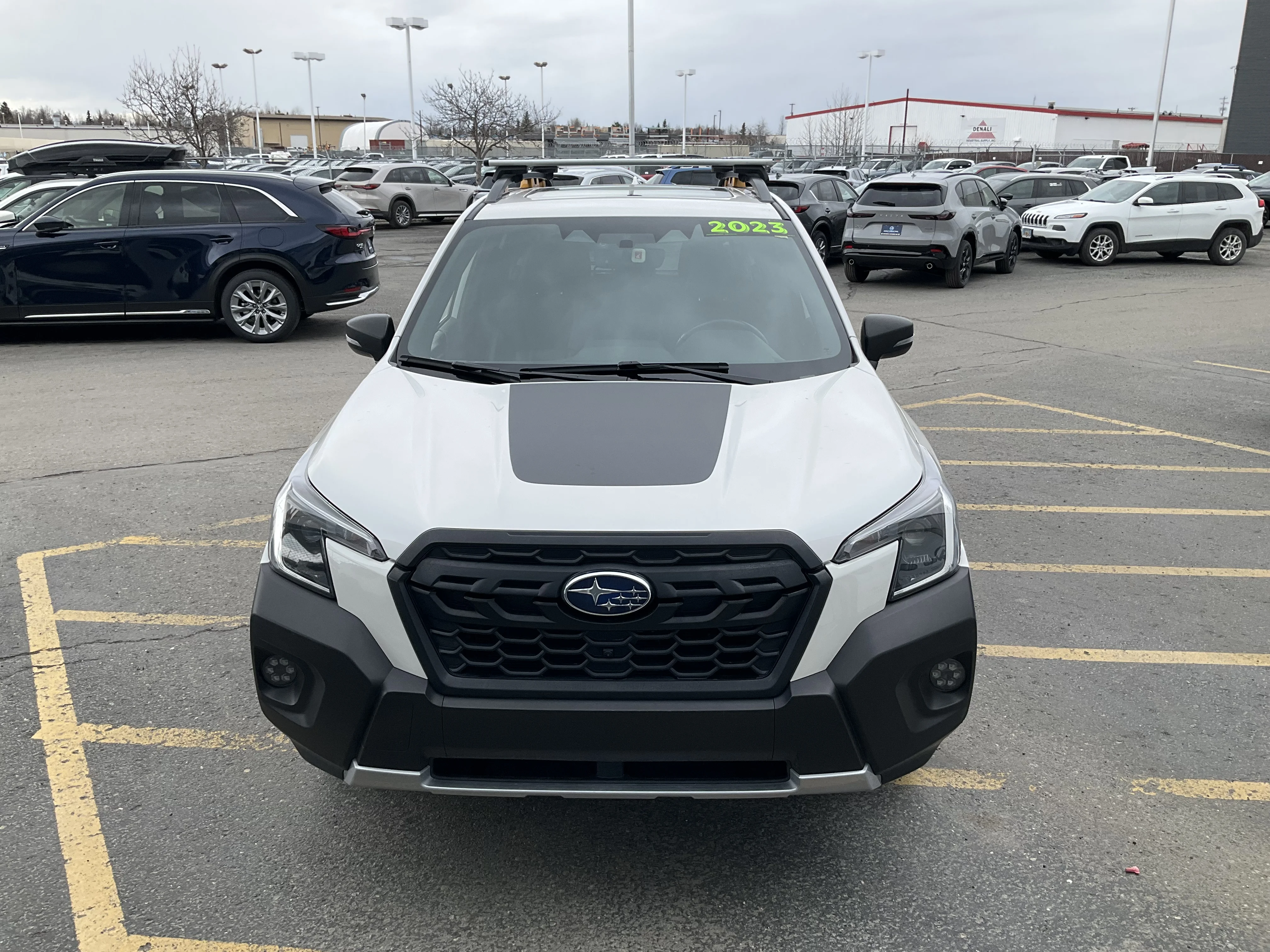Used 2023 Crystal White Pearl Subaru Wilderness image 2