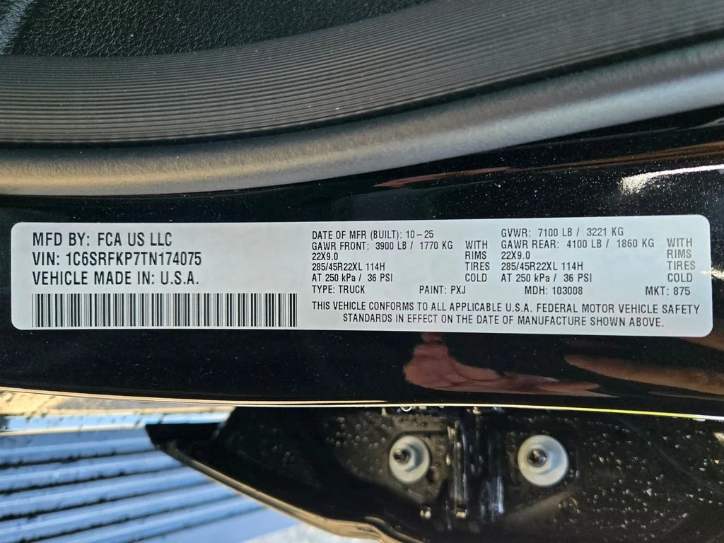 Certified Used 2026 Black Ram Tungsten image 37