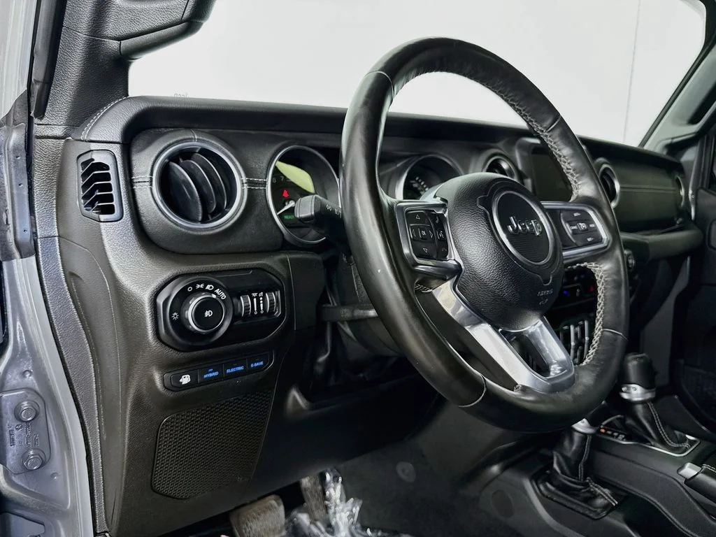 Used 2021 Gray Jeep Unlimited Sahara 4xe image 9