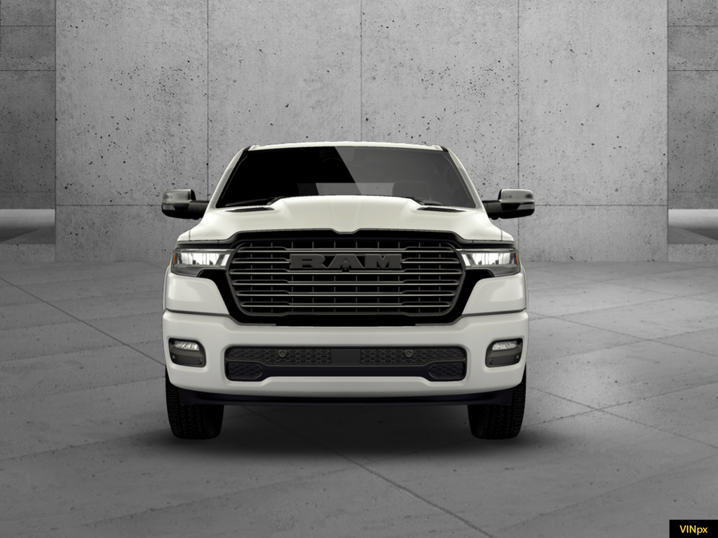 New 2026 Bright White Clear-Coat Exterior Paint RAM Laramie image 11