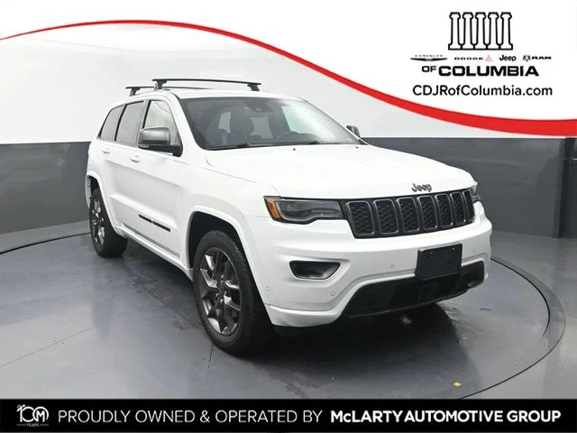 Used 2021 White Jeep Limited image 1