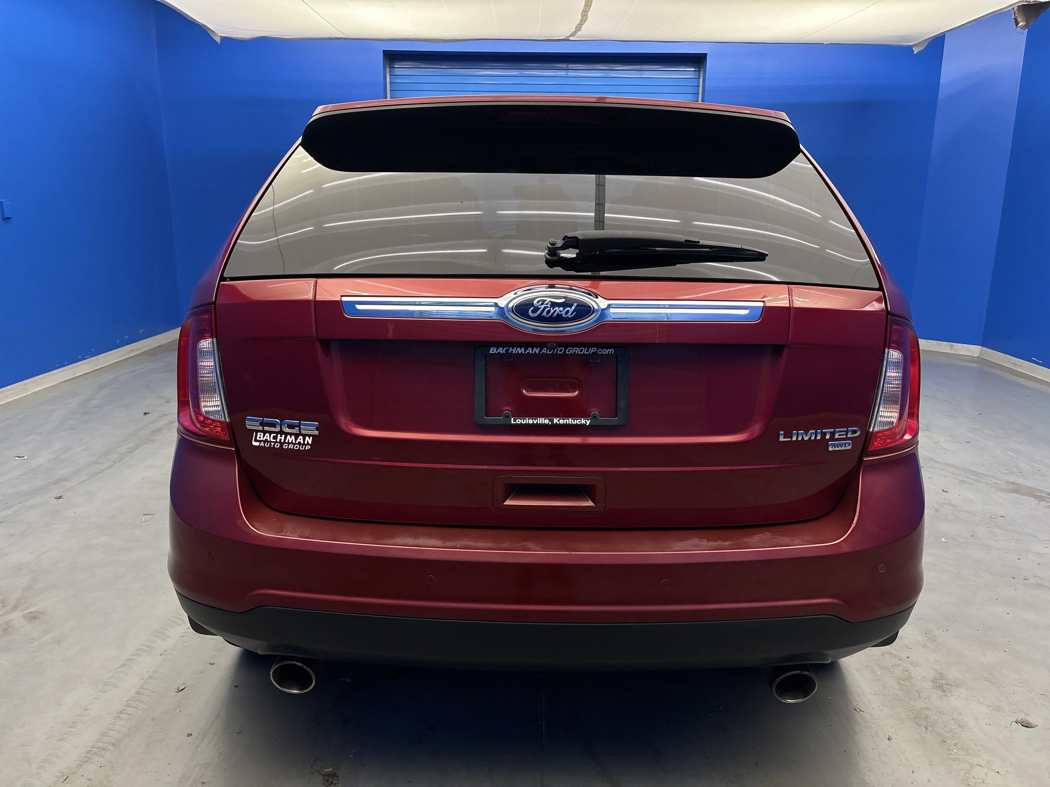 Used 2013 Ruby Red Metallic Ford Limited image 6
