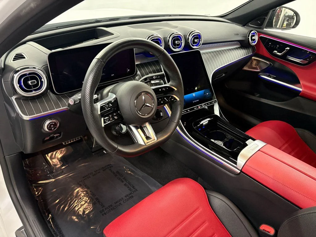 Used 2024 MANUFAKTUR Moonlight White Metallic Mercedes-Benz C 43 AMG® image 10