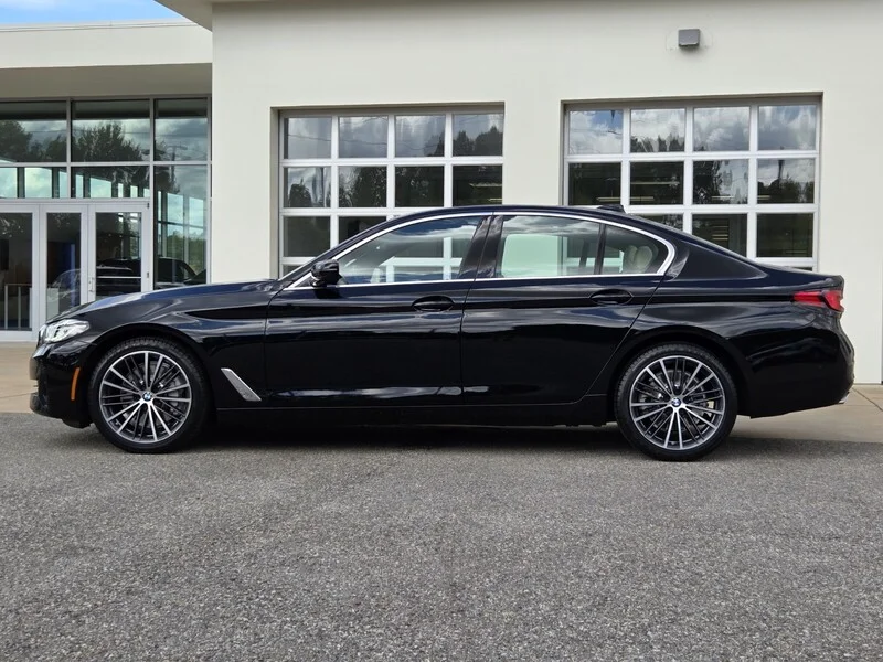 Used 2023 Jet Black BMW 530I SEDAN image 2