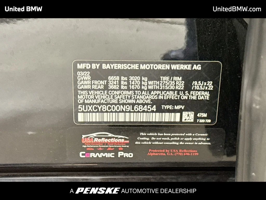 Used 2022 Black Sapphire Metallic BMW M50i image 22