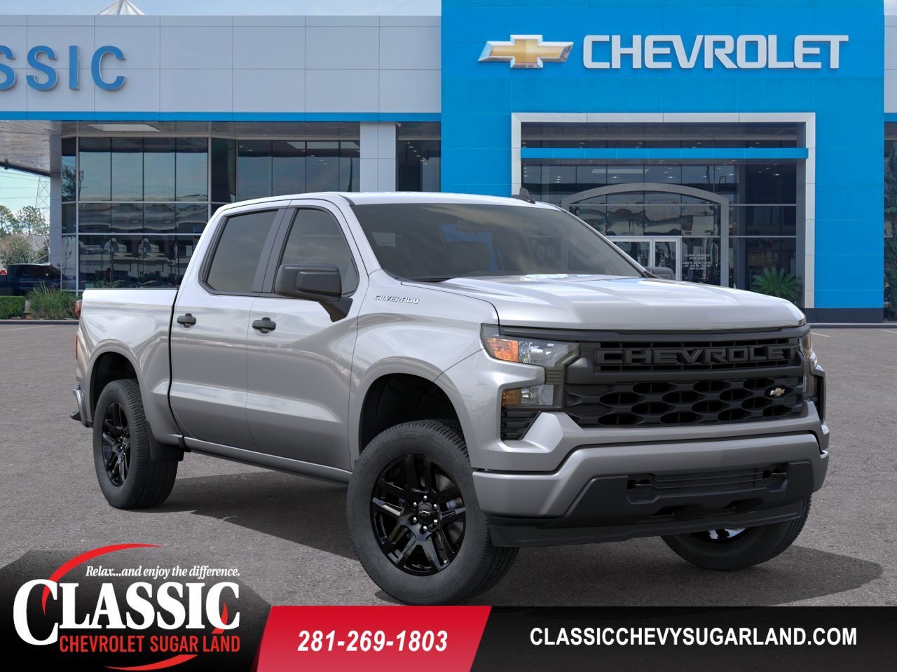 New 2026 Sterling Gray Metallic Chevrolet Custom image 1