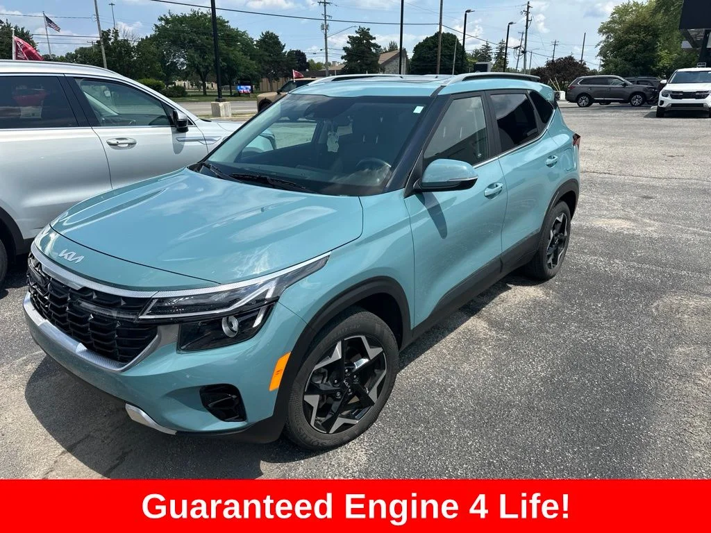 New 2024 Blue Kia EX image 1