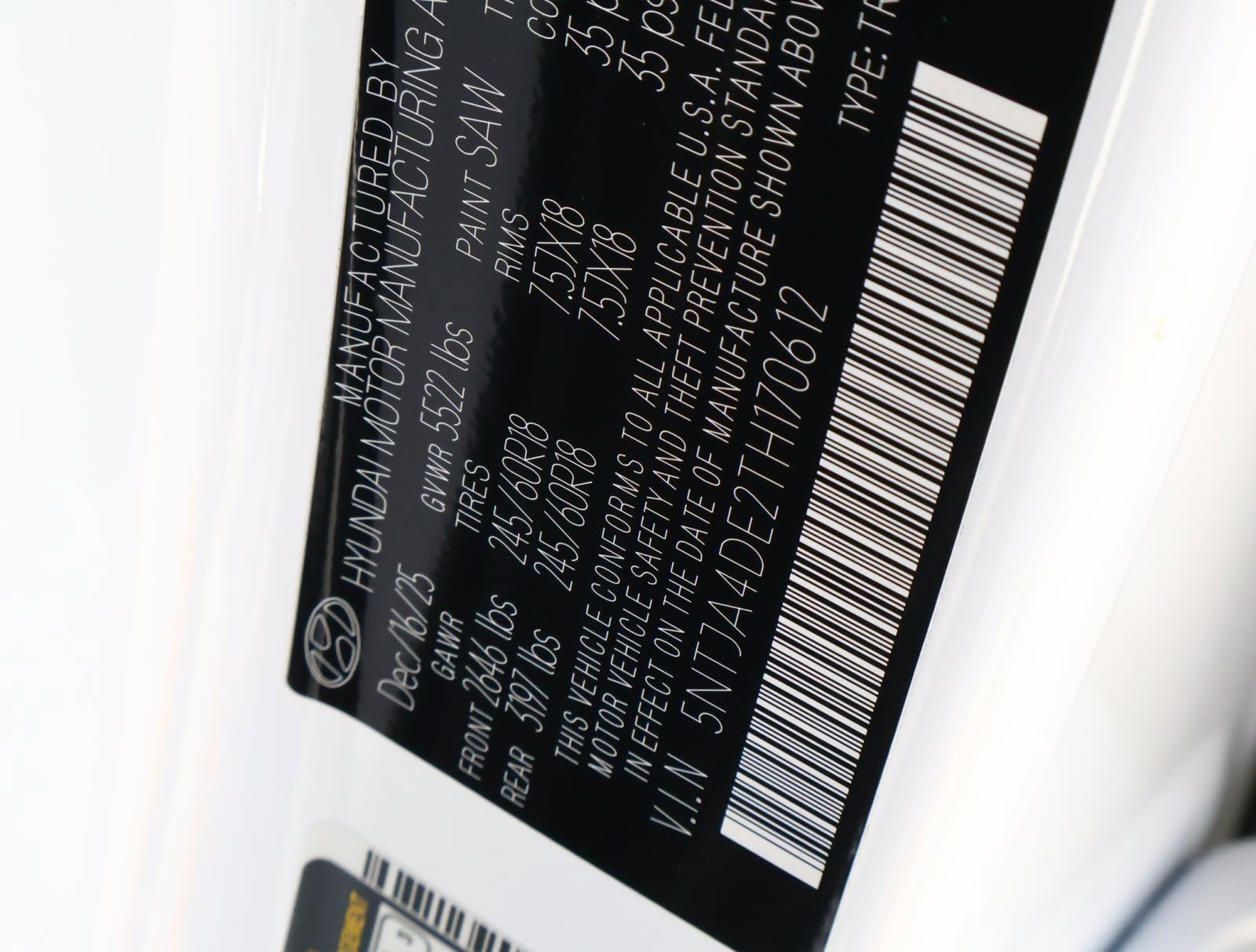 Certified Used 2026 Atlas White Hyundai SE image 19